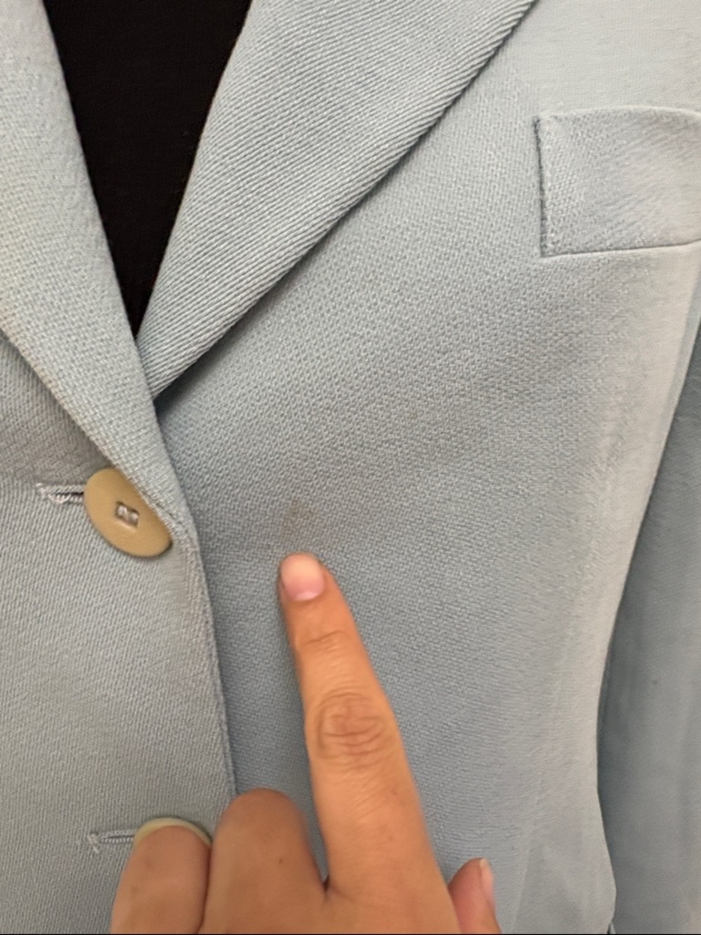 Giorgio Armani Women’s Blazer Light Blue Tailored Jacket Luxe Designer Size 14 - Picture 8 of 13